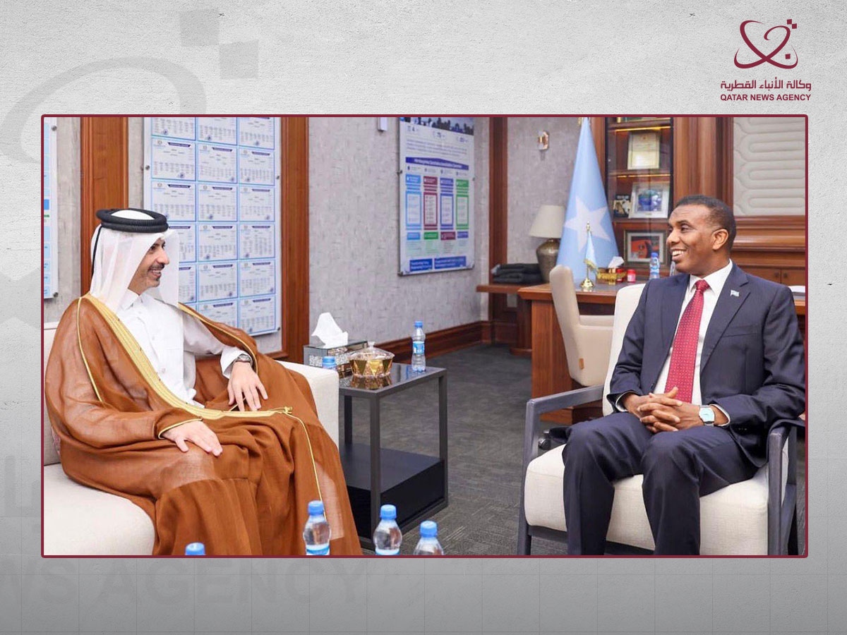 رئيس وزراء الصومال يلتقي سفير قطر لبحث التعاون الثنائي وتعزيز الشراكة الاستراتيجية