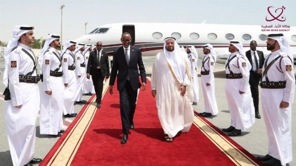 الرئيس الرواندي يلتقي أمير قطر في الدوحة لبحث سبل تعزيز العلاقات الثنائية والتعاون الاستراتيجي