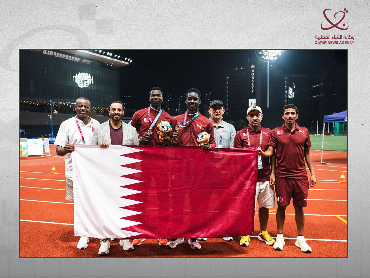 قطر تحصد 10 ميداليات في بطولة آسيا لألعاب القوى تحت 20 عامًا