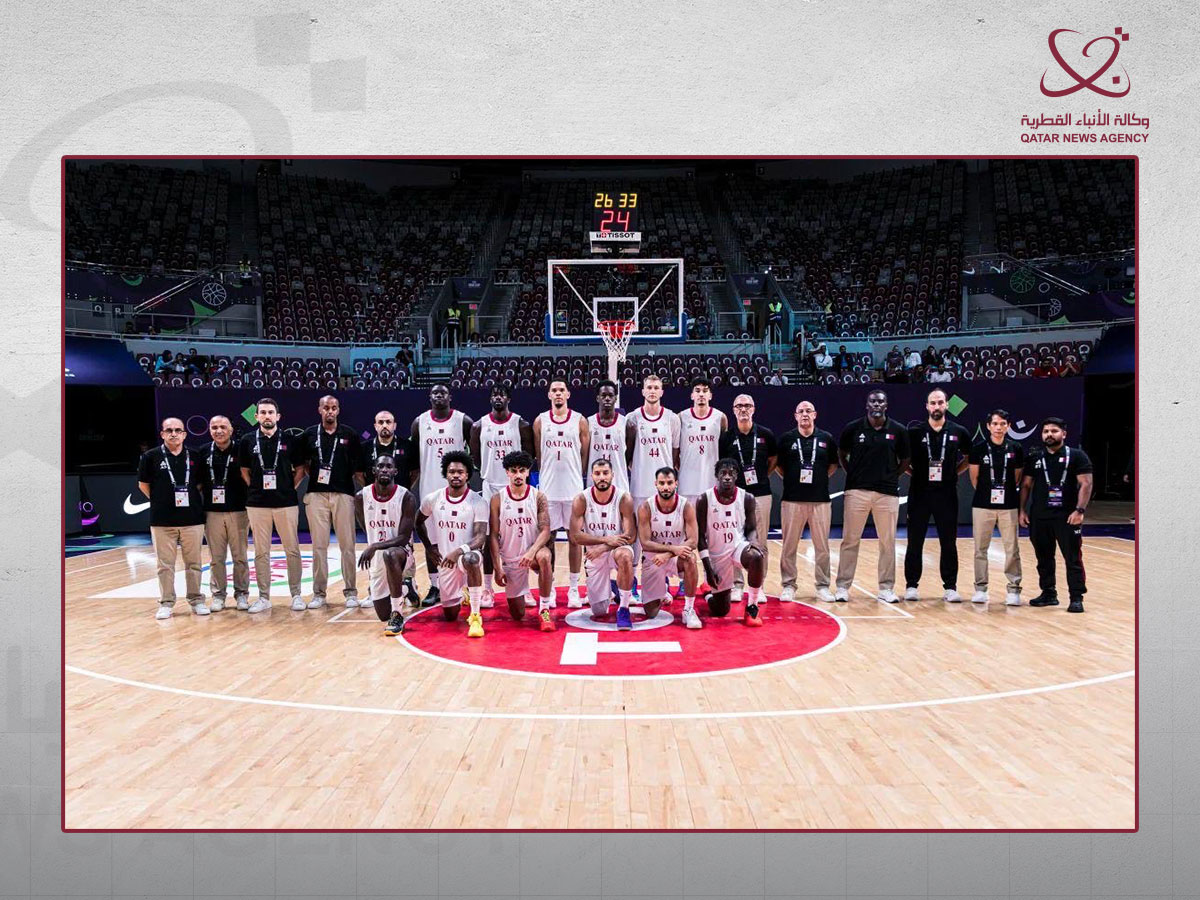 منتخب قطر لكرة السلة يواصل استعداداته المكثفة لمواجهة الصين في تصفيات كأس العالم 2027