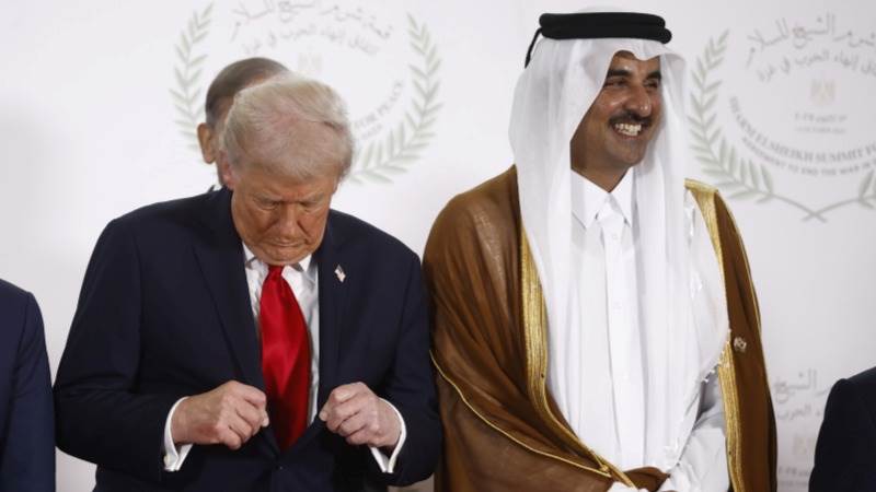 الرئيس ترامب يؤكد العلاقات القوية مع قطر على هامش قمة مجموعة السبع